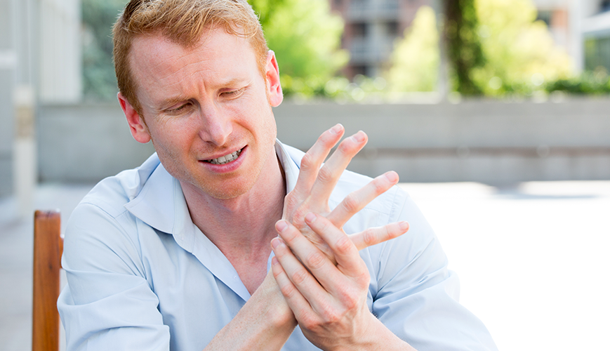 Man Living with Raynaud's Disease