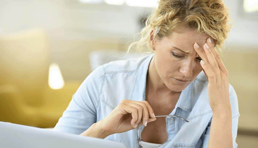 Women Suffering from Headache